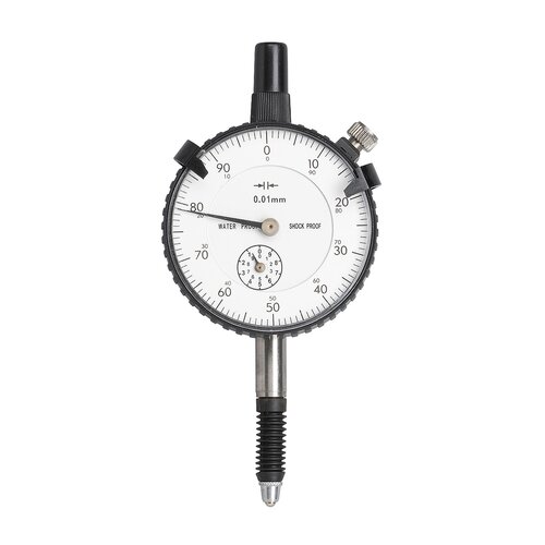 Mjerni sat standardne izvedbe 10 mm x 0,01 mm, otporan na prašinu / DIN 878
