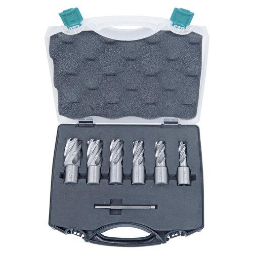 Set standardnih HSS krunskih svrdla CDS, 14 - 24 mm, dubina bušenja 25 mm