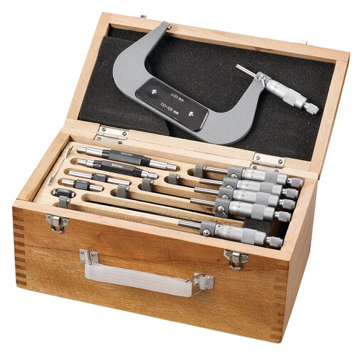 Set vanjskih mikrometara, mm / 0,01 mm
